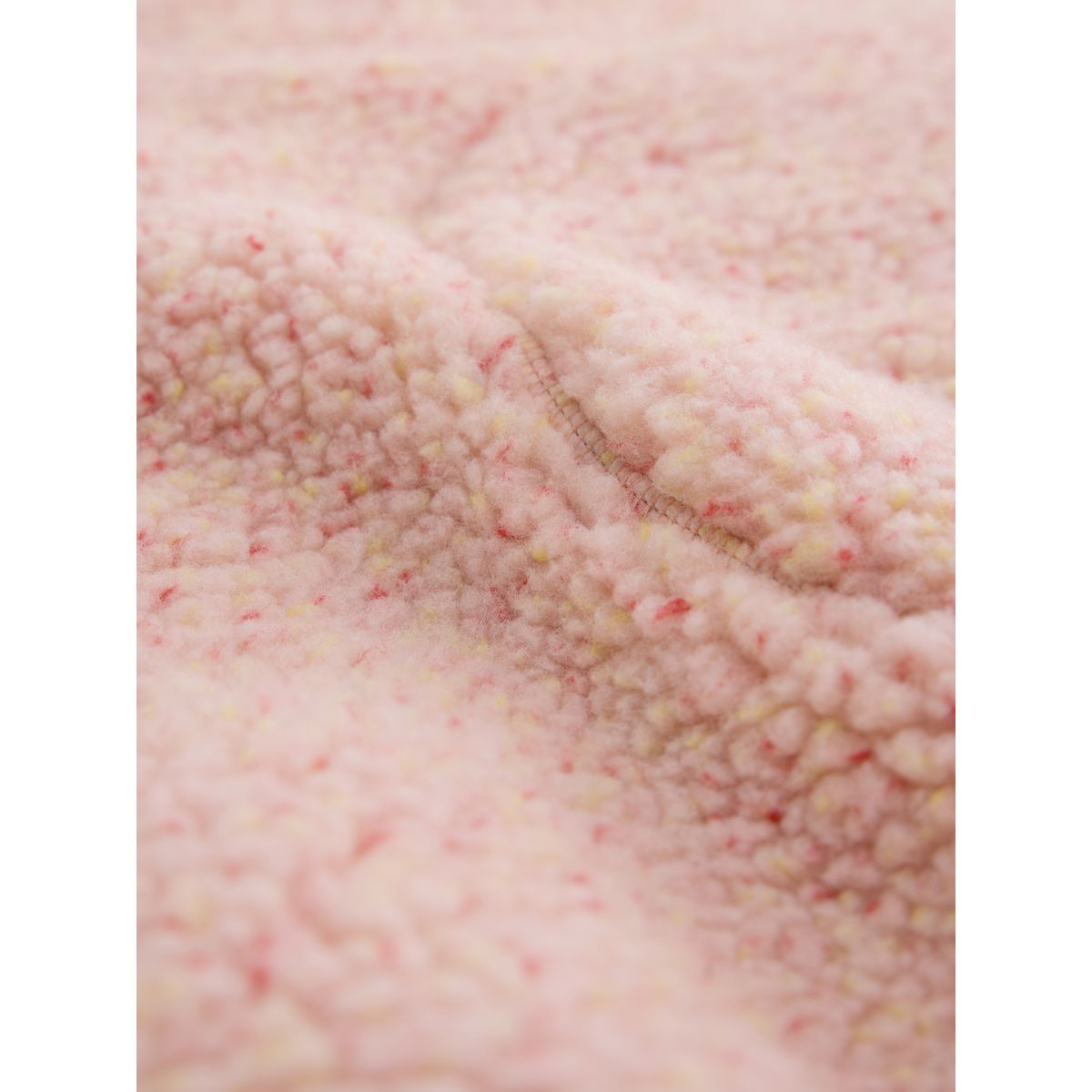 Veste en imitation mouton à col zippé rose, NEXT