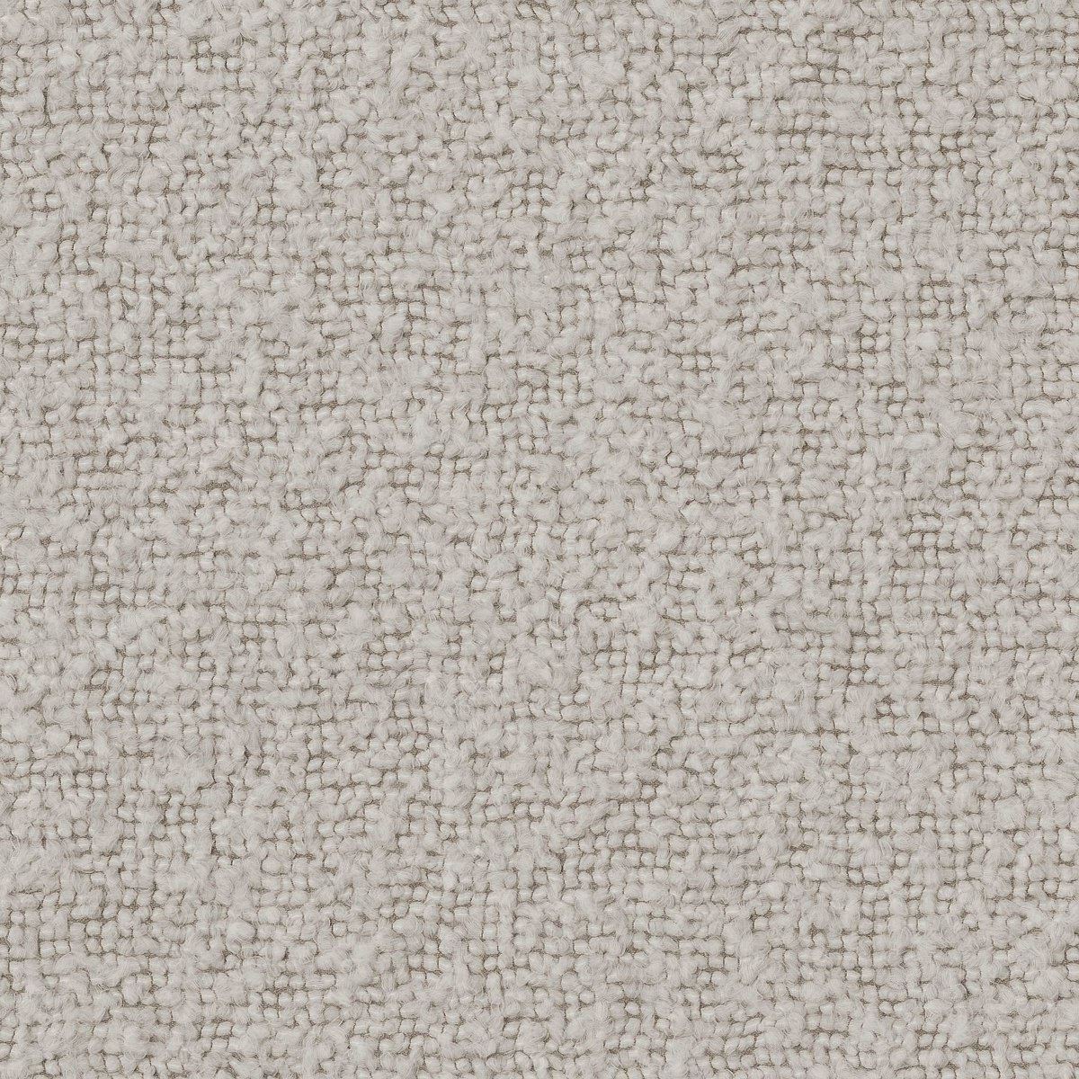 Canapé d'angle droit en tissu bouclette KUTI beige, HABITAT