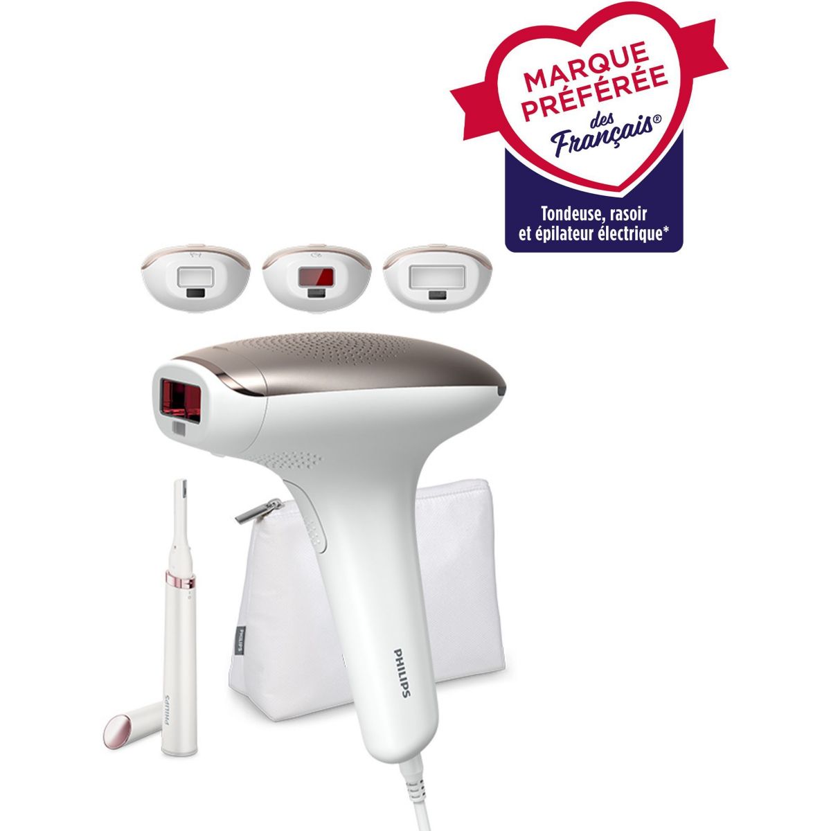 Epilateur lumière pulsée Lumea série 7000 BRI923/00 blanc, PHILIPS