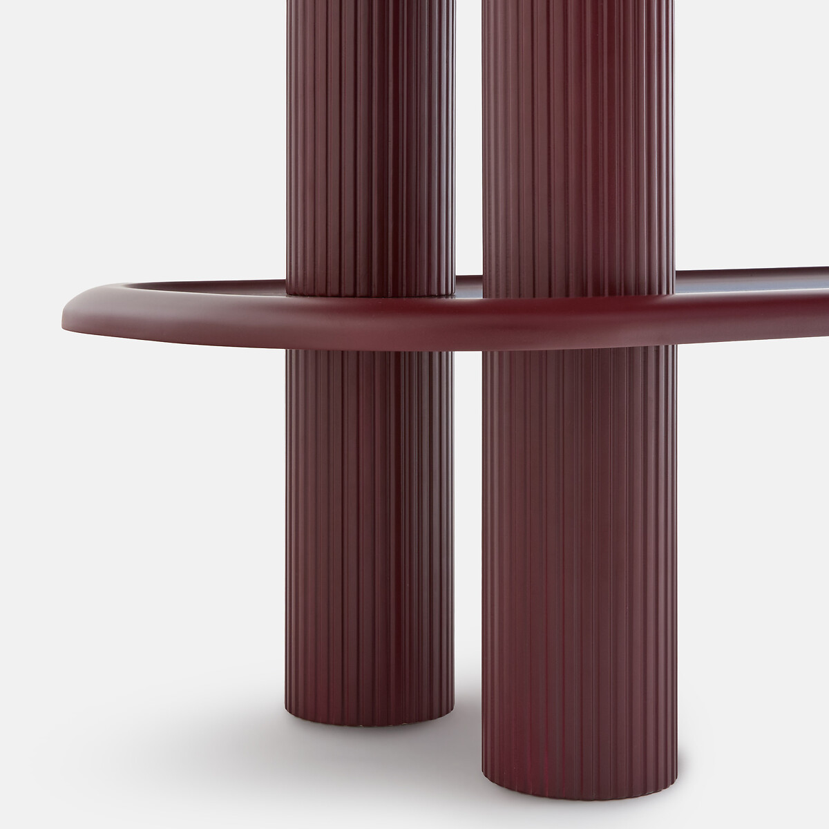 Calio matte lacquered 5-shelf bookcase, height 155cm burgundy, LA REDOUTE INTERIEURS
