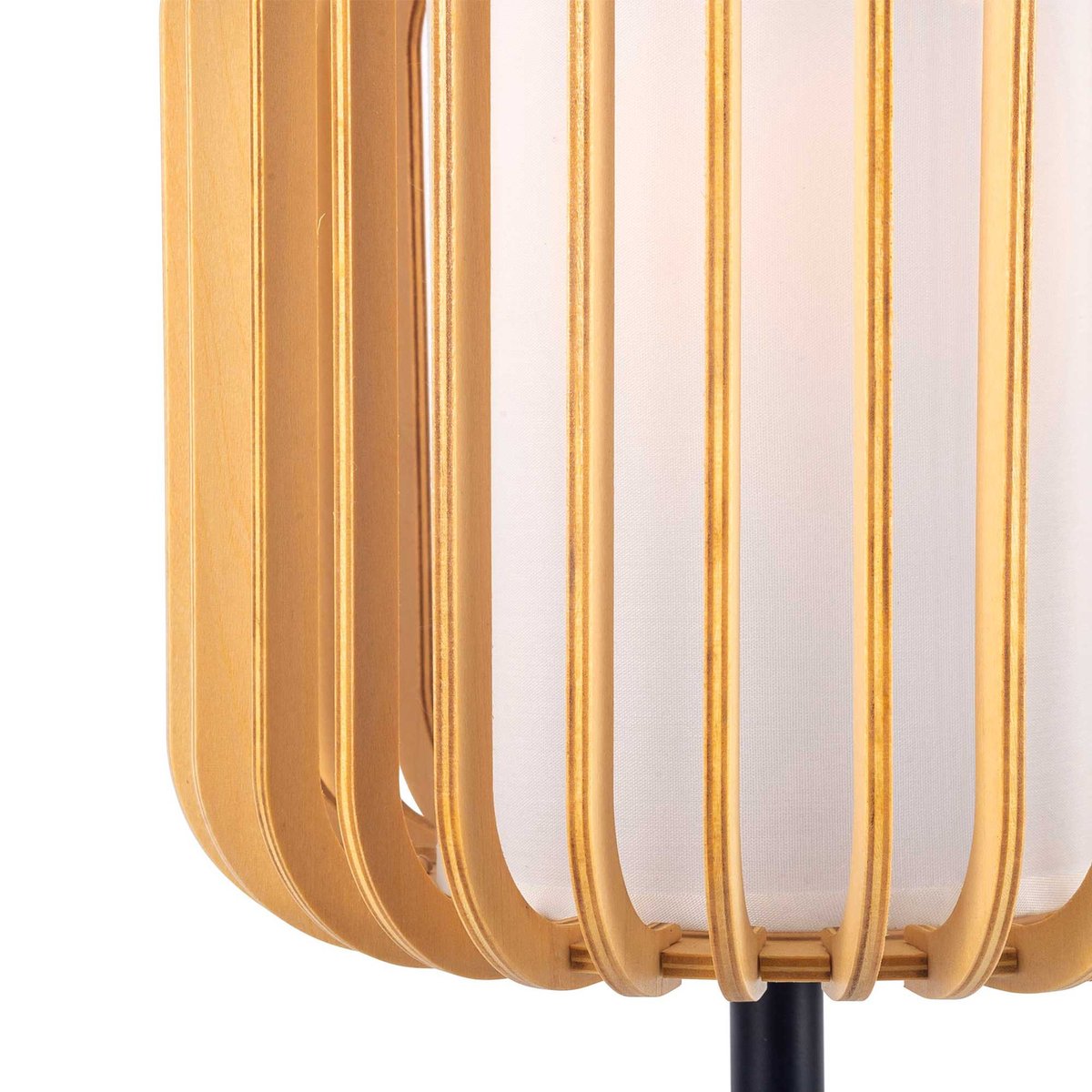 Lampe design en bois scandinave, VIVA marron, BOITE A DESIGN