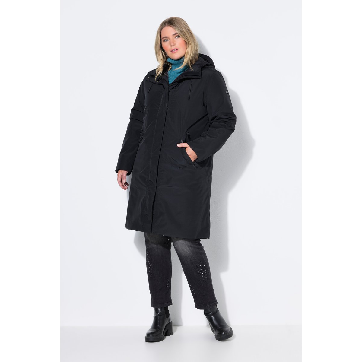 Manteau technique HYPRAR, imperméable noir, ULLA POPKEN
