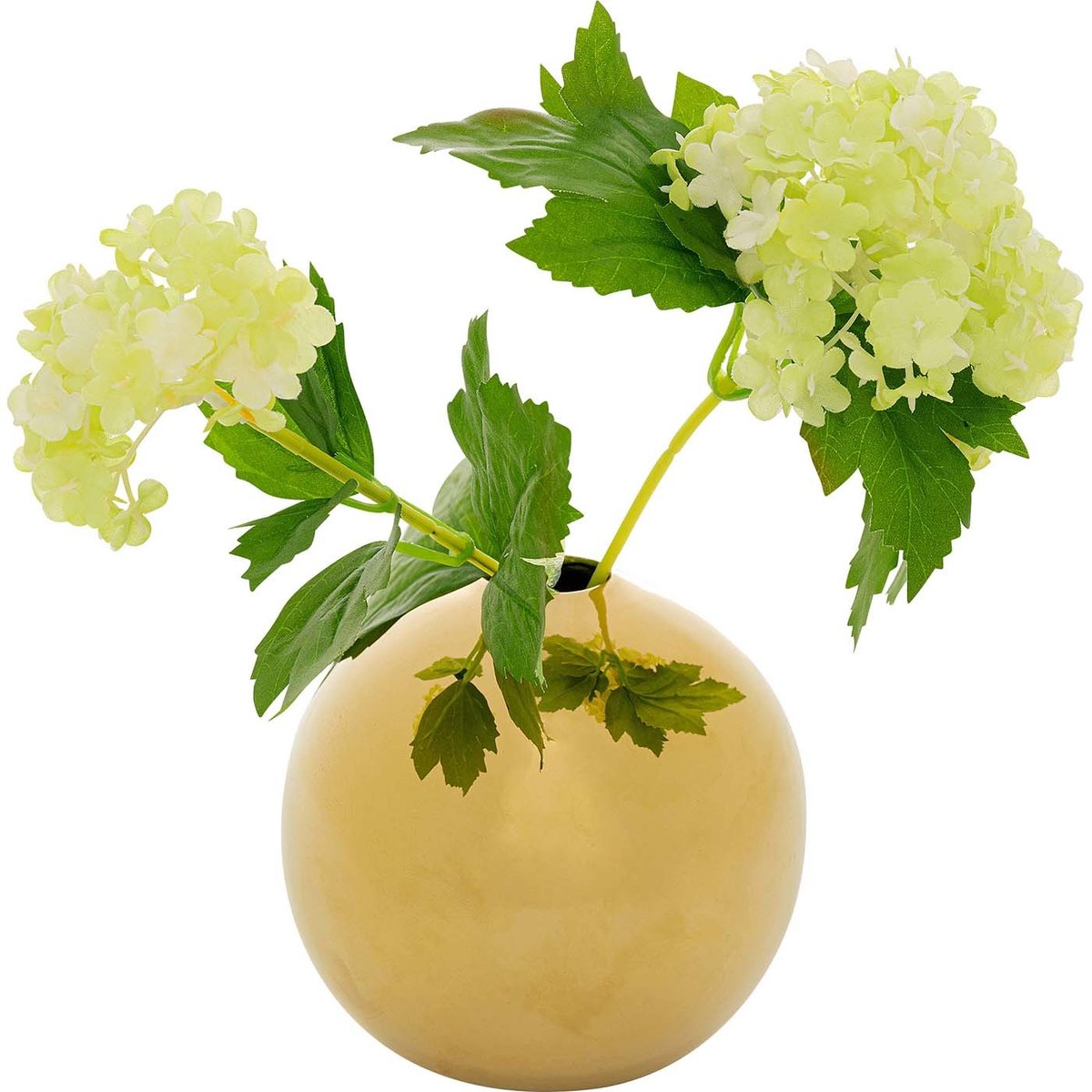 Vase rond en céramique, GOLDY or, KARE DESIGN