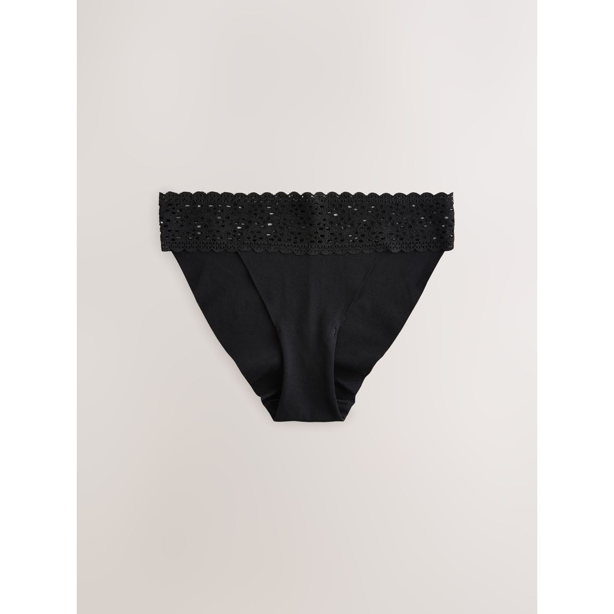 Culotte invisible coton et dentelle, lot de 3 noir/blanc/nuit/praline, NEXT