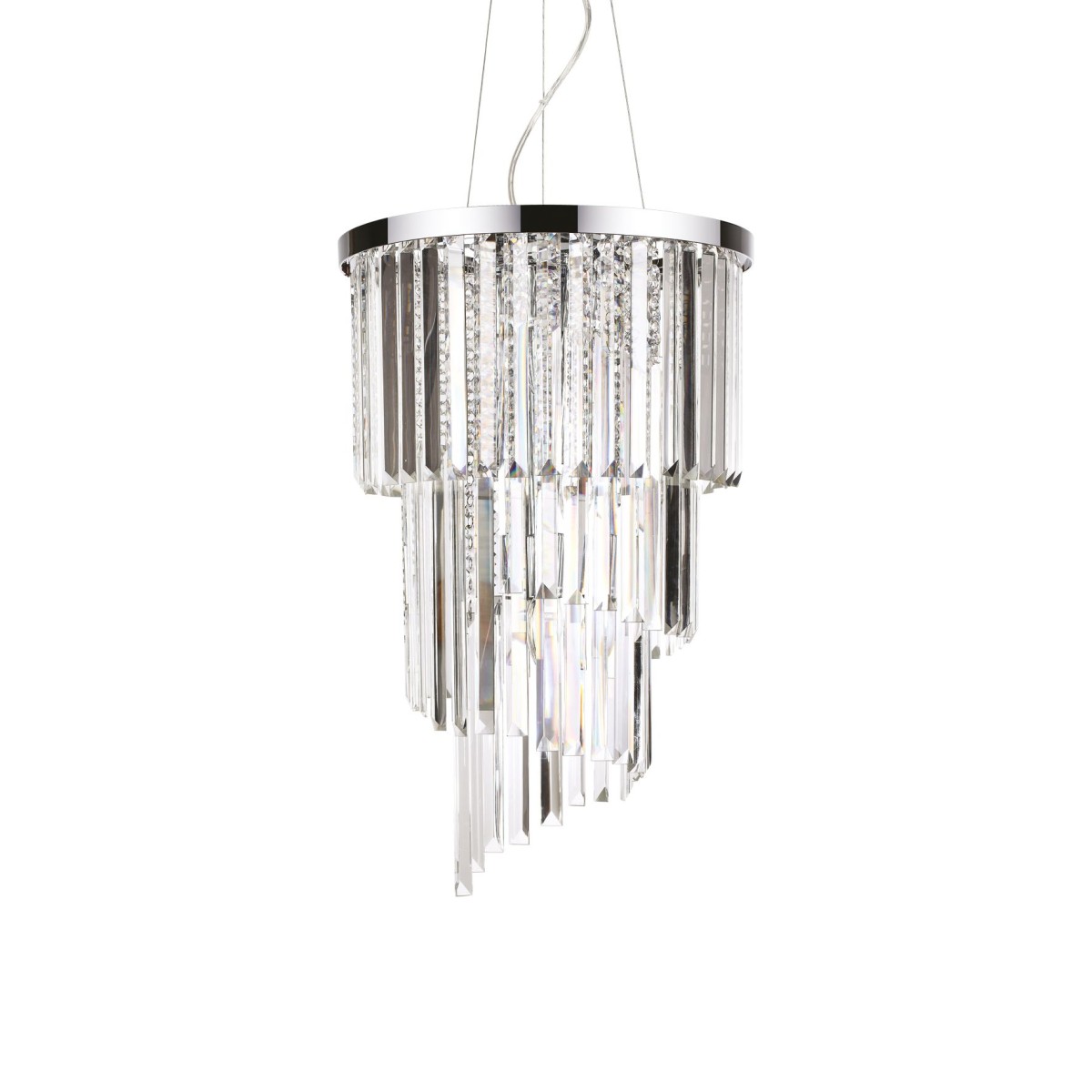 Lustre    CARLTON gris, IDEAL LUX