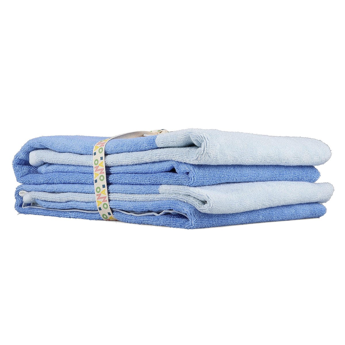 Lot de 2 Serviette De Bain PIXIE bleu, ONA