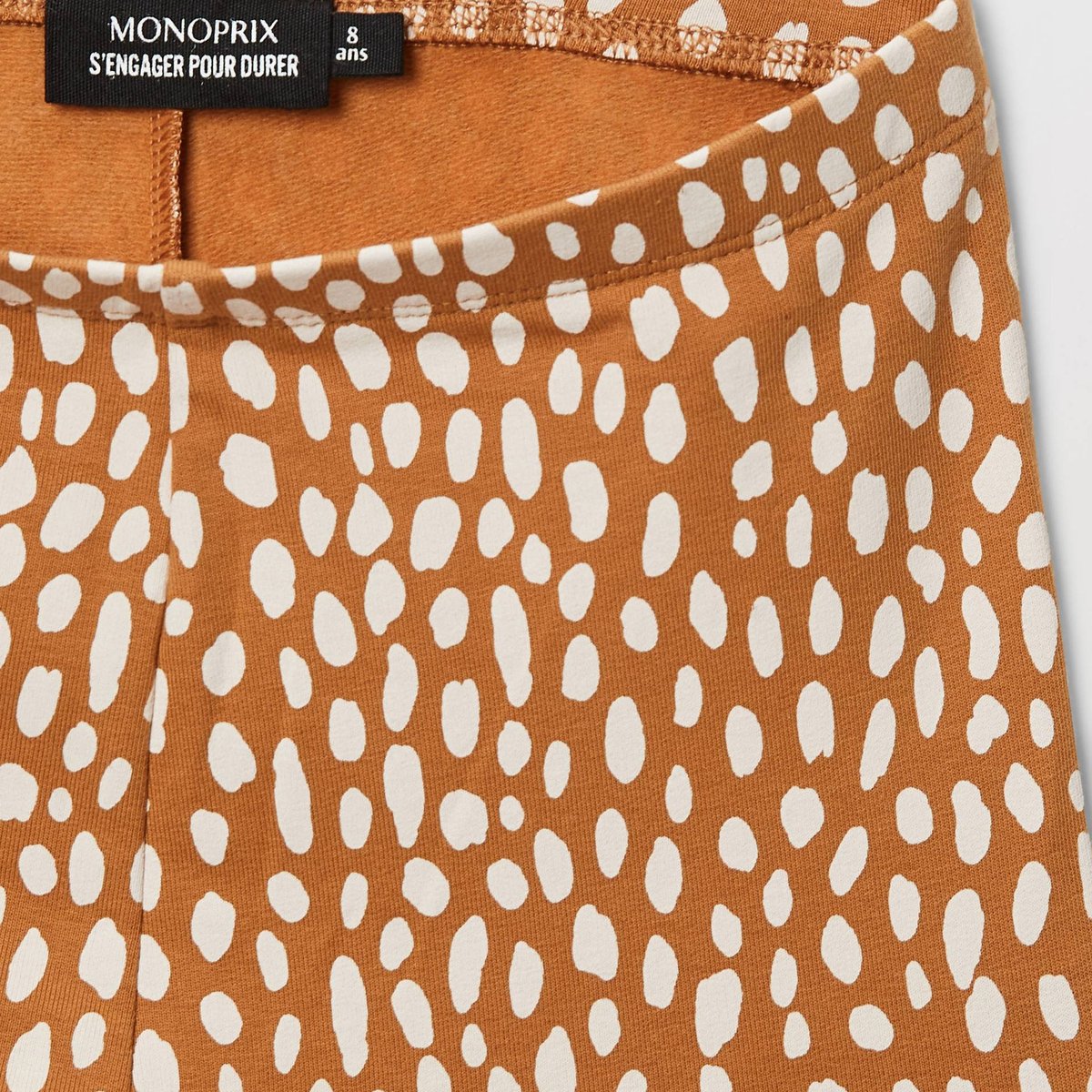Legging chaud imprimé contenant du coton BIO GOTS poulain, MONOPRIX