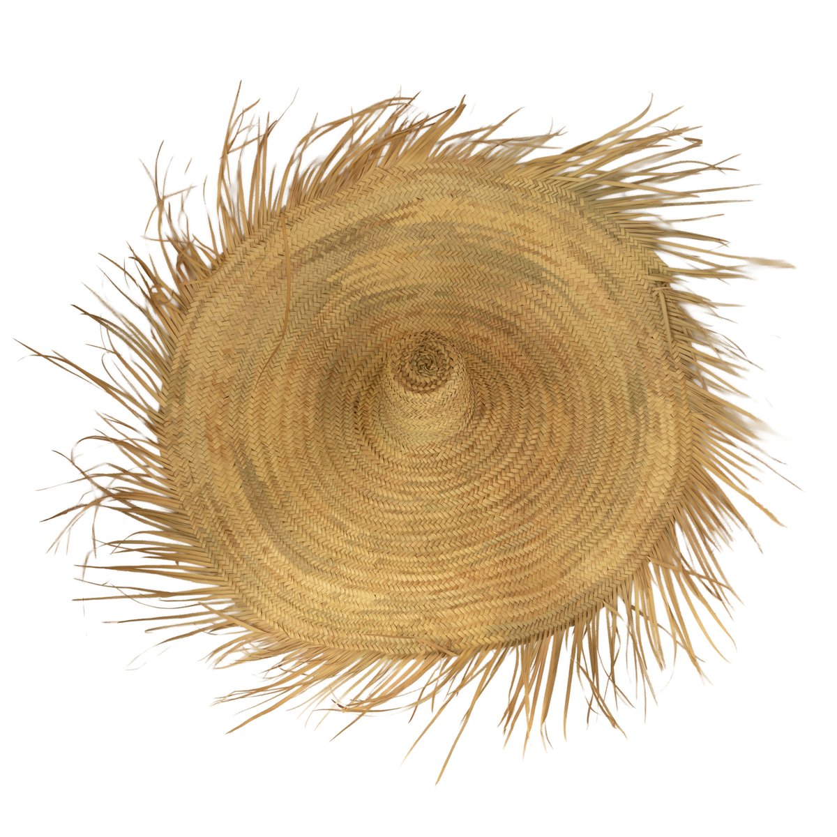 Chapeau de paille naturelle XXL -  LOJI naturel, HOME MAISON