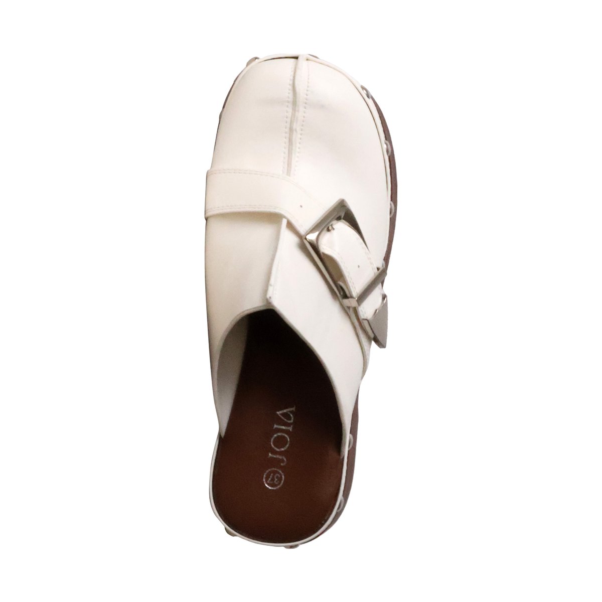 Mules à Enfiler blanc, ENZA NUCCI