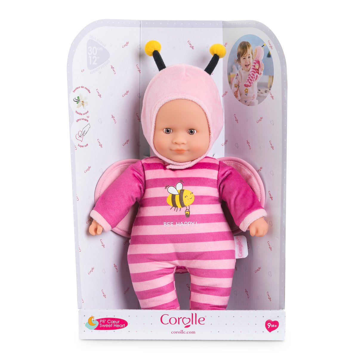 Poupon Pti'Coeur Abeille rose, COROLLE