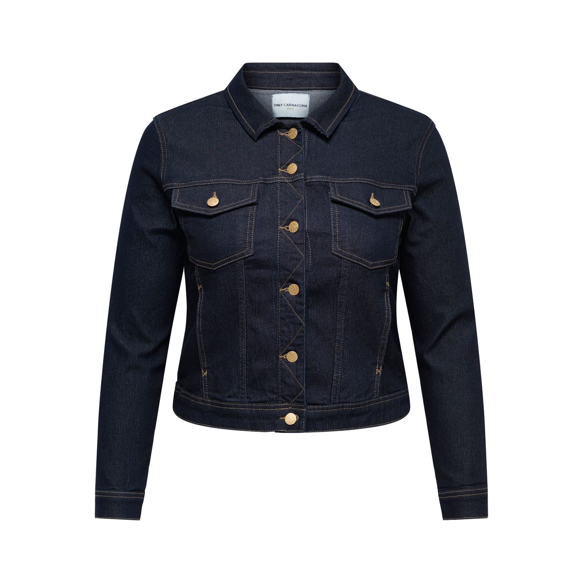 Veste En Jean dark blue denim, ONLY CARMAKOMA