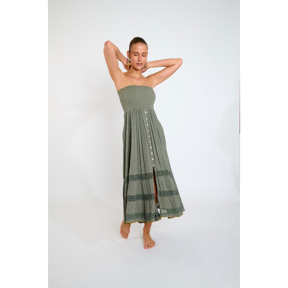 Robe Ethel - SEALOVE kaki, BANANA MOON