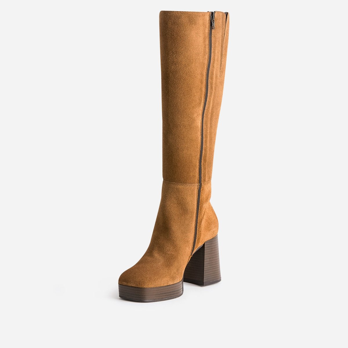 Botte À Talon en cuir TAIMA taupe, ERAM