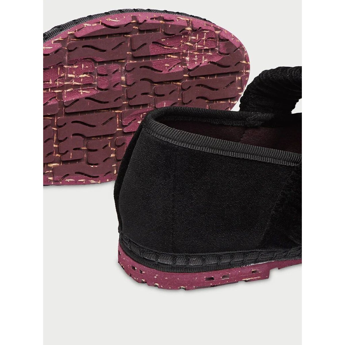 Ballerines en velours Mafalda noir/noir, FLABELUS