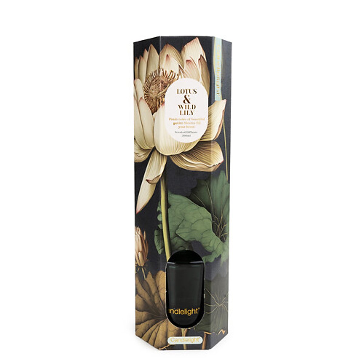200ml Lotus & Wild Lily Reed Difuser green, SO'HOME