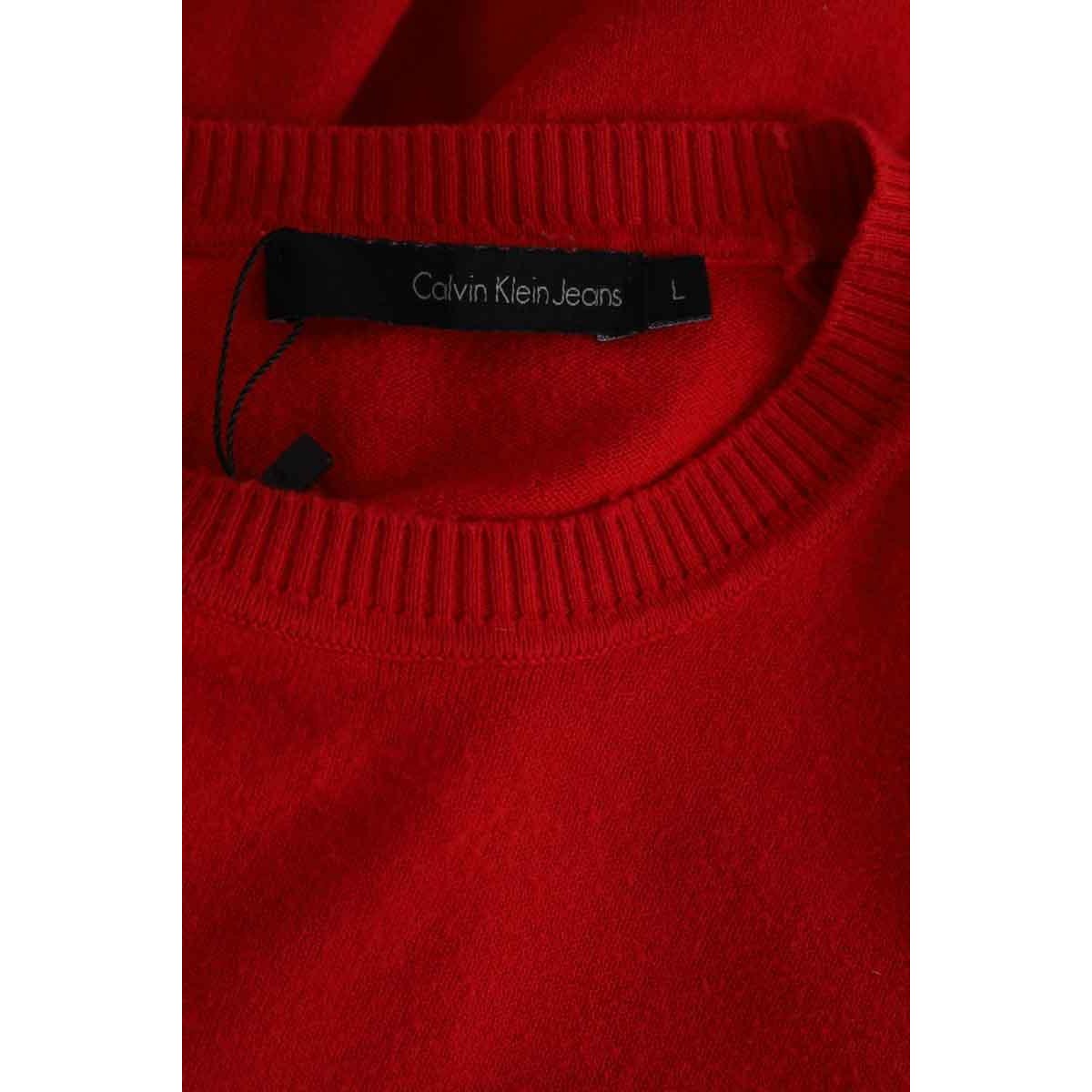 Pull - Très Bon État rouge, CALVIN KLEIN