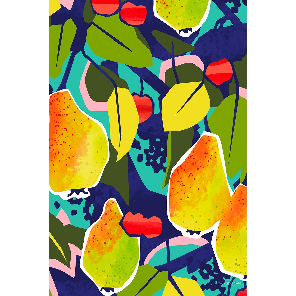 Tableau arbre coloré tableau alu dibond, HEXOA