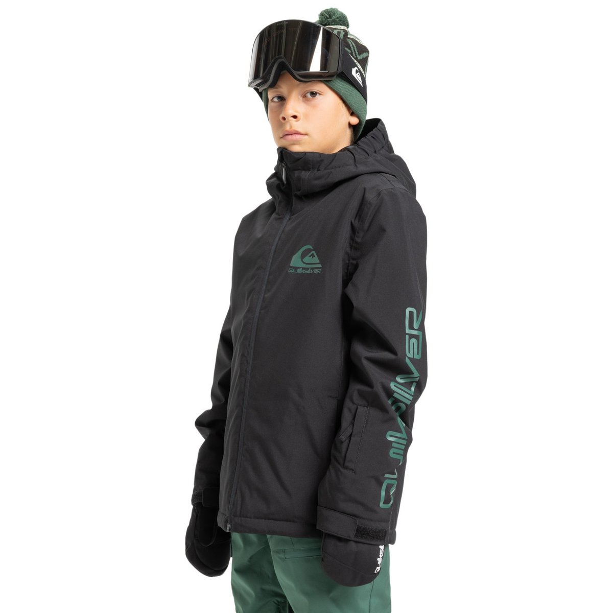 Veste de snow technique MISSION noir true black, QUIKSILVER