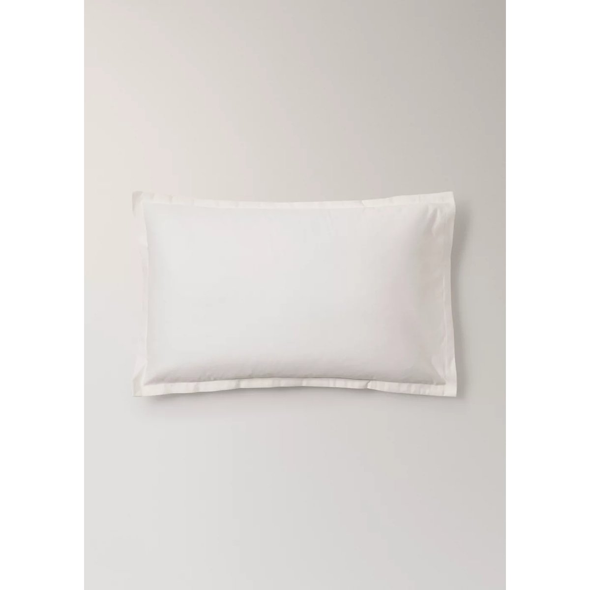 Taie d'oreiller 100 % coton satin 50x75 cm écru, MANGO HOME