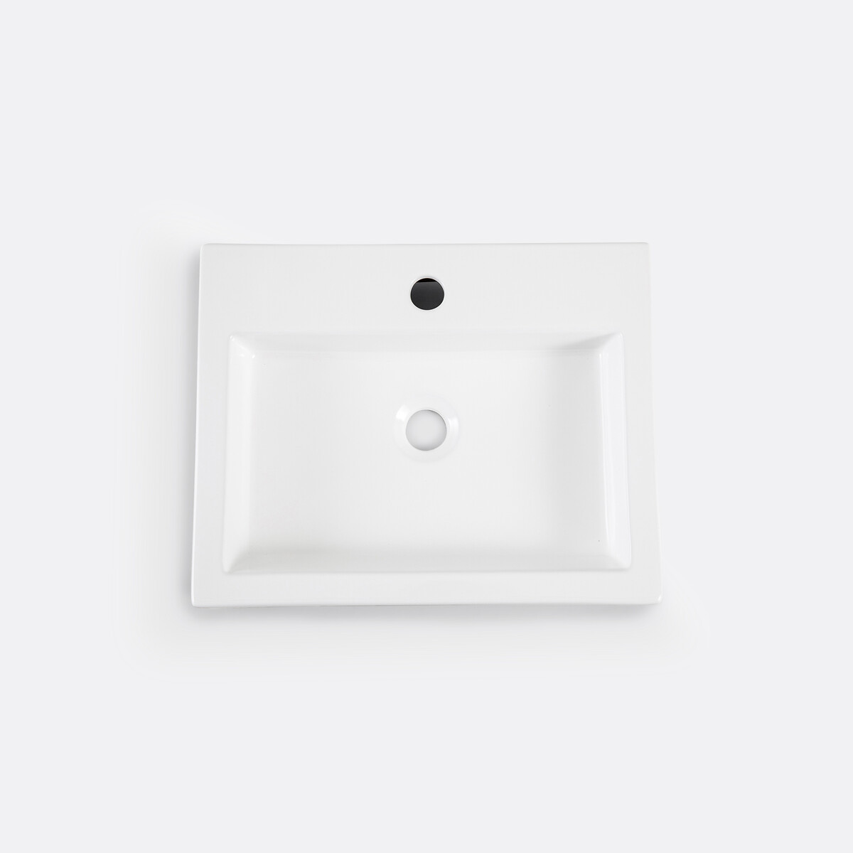 Lavabo rectangular de cerámica Adles blanco, LA REDOUTE INTERIEURS
