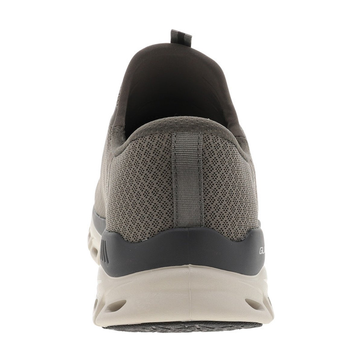 Baskets running brunes avec une semelle plate et une fermeture slip-on brun, SKECHERS