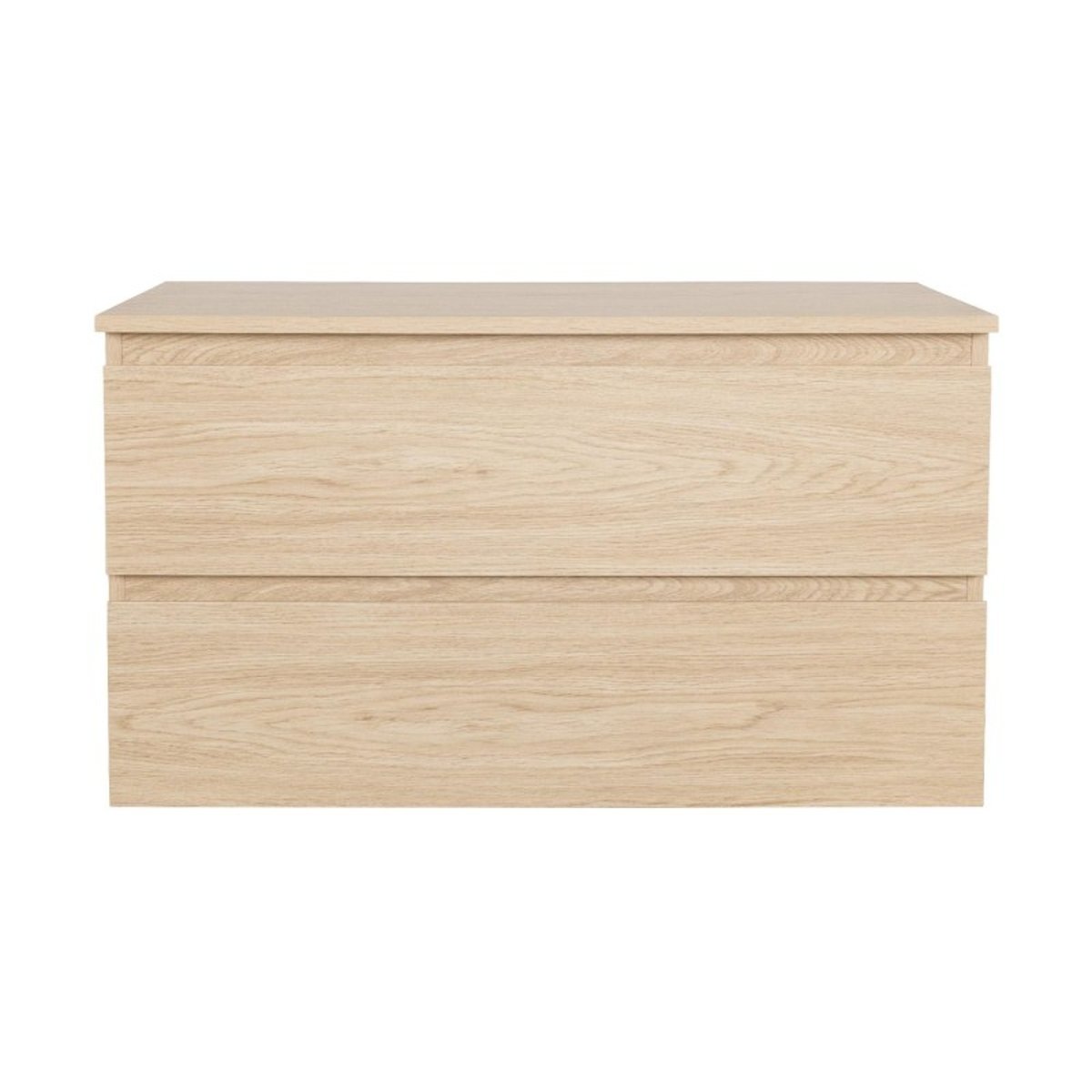 Meuble simple vasque décor chêne 80 cm SORRENTO chêne, MOB IN