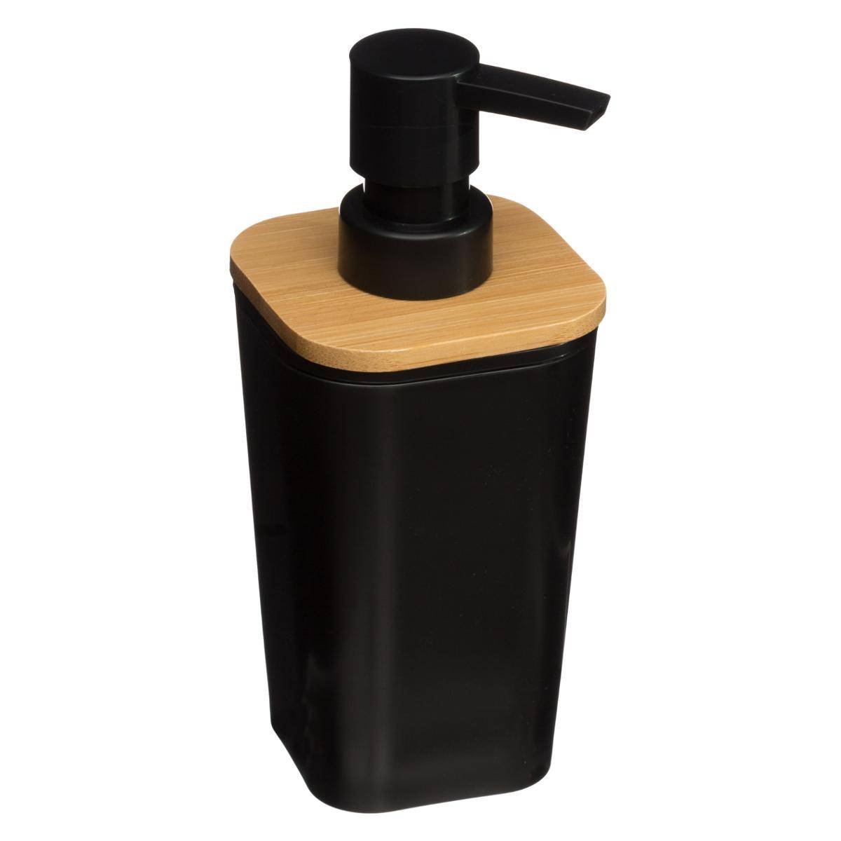 Distributeur à savon 200ml NATURÉO noir, 5FIVE SIMPLY SMART