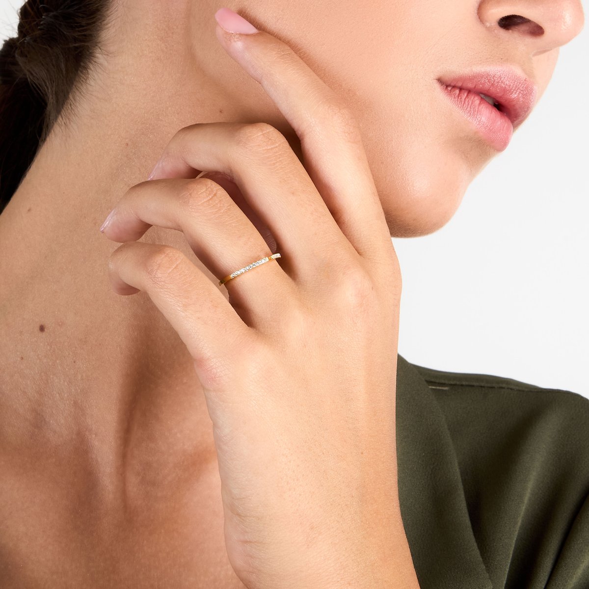 Bague SILVER or jaune, LA PETITE STORY