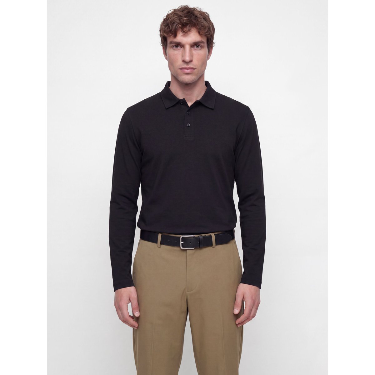 Polo black 1, JACK & JONES