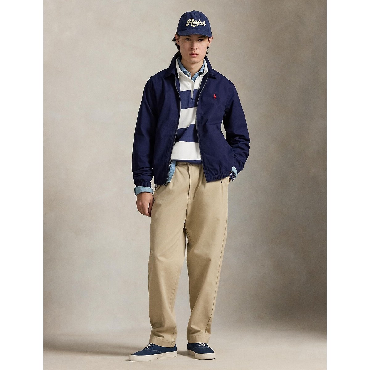 Bayport Poplin Jacket navy, POLO RALPH LAUREN