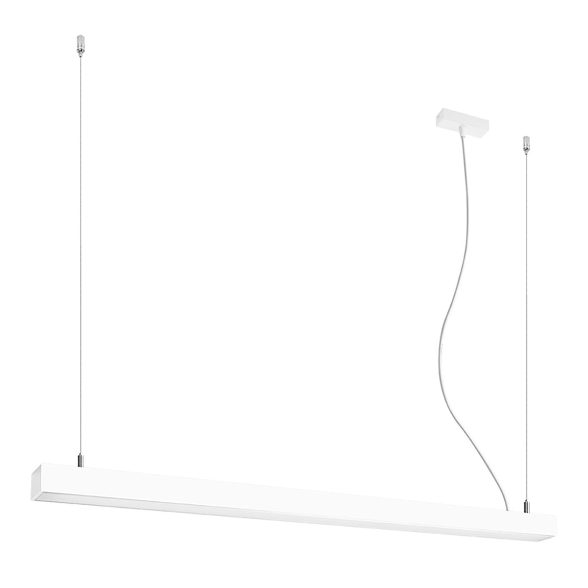 Suspension Aluminium Blanc LED 1 Pinne blanc, EDEN