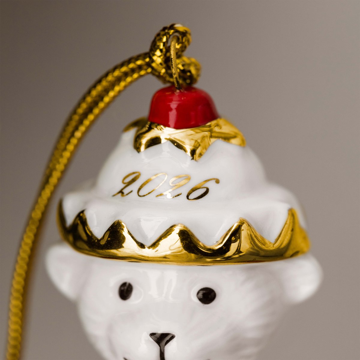 Ornement Ours Casse-Noisette 2026 CHRISTMAS CLASSICS couleur unique, VILLEROY & BOCH