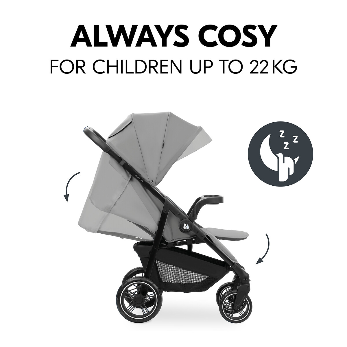 Shop N Care Pushchair grey, HAUCK