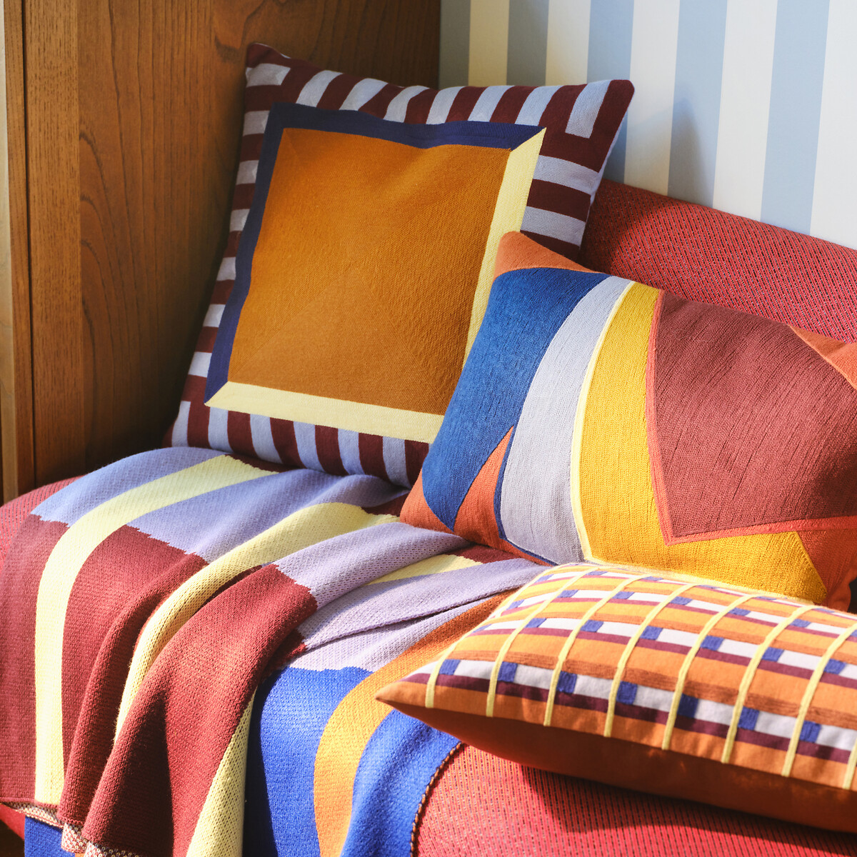 Piazza Cotton 45 X 45cm Cushion Cover multi-coloured, LA REDOUTE INTERIEURS