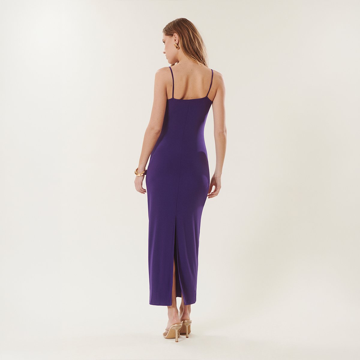 Robe longue à détails fleurs MONICA noir, BENOA