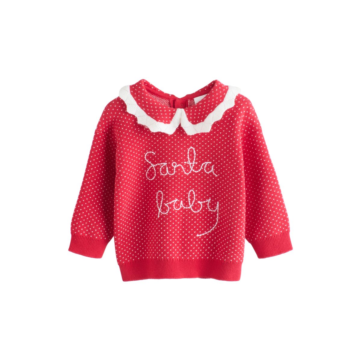 Pull de noël et legging bébé père noël rouge, NEXT