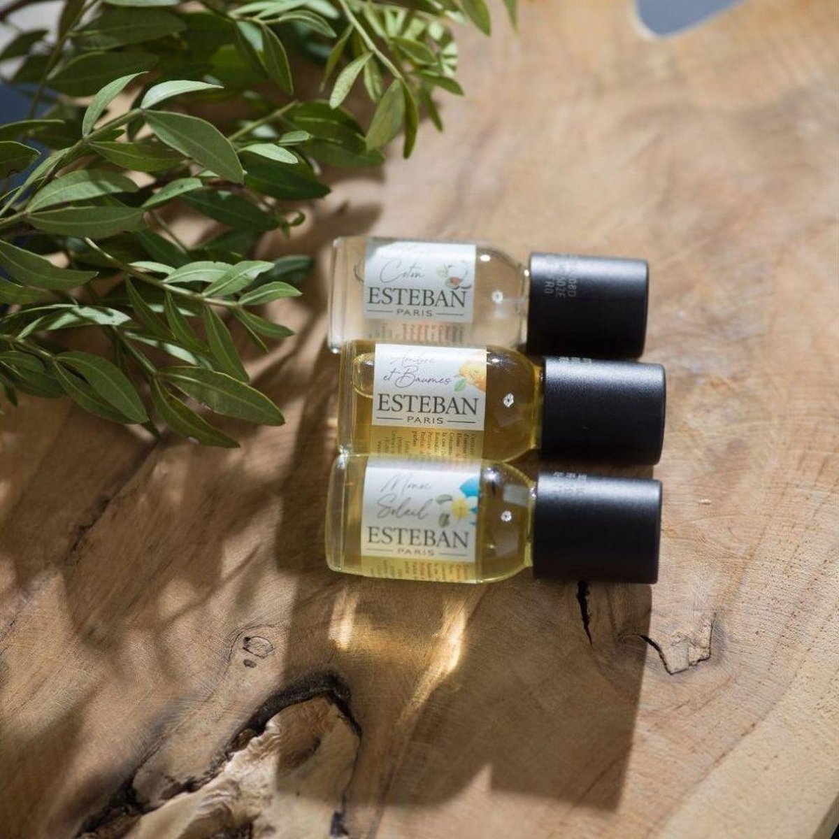 Parfum d'intérieur - Concentré de parfum Monoï soleil 15 ml transparent, ESTEBAN