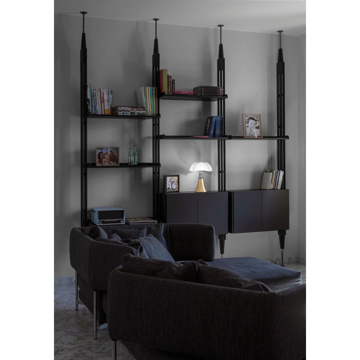 Lampe de table laiton, MARTINELLI LUCE