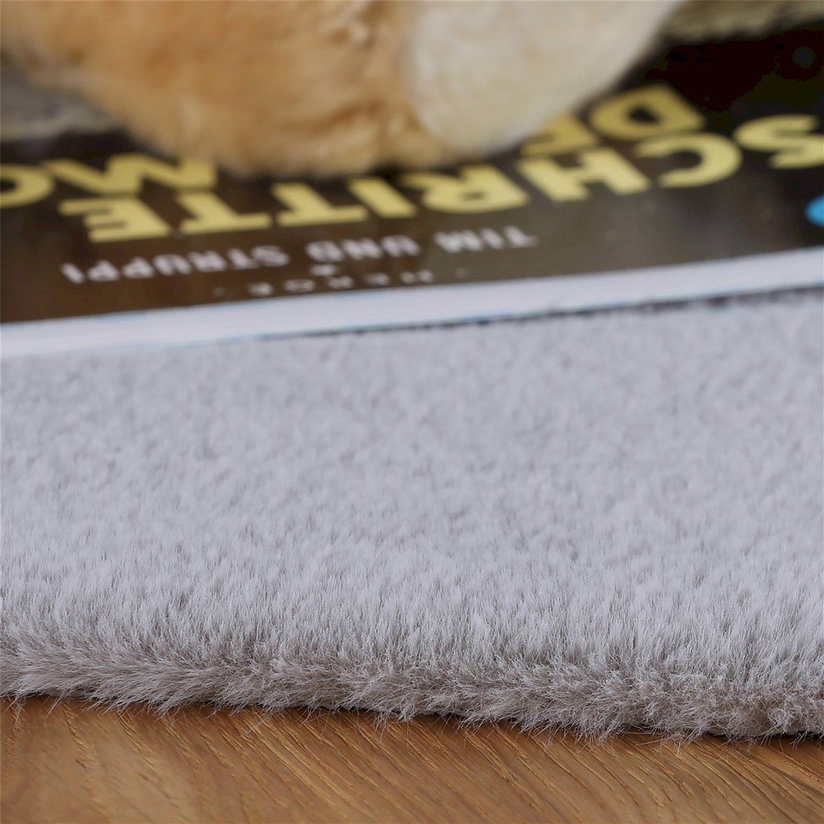 Tapis étoile, Tufté main gris clair argenté doux, ARTE ESPINA