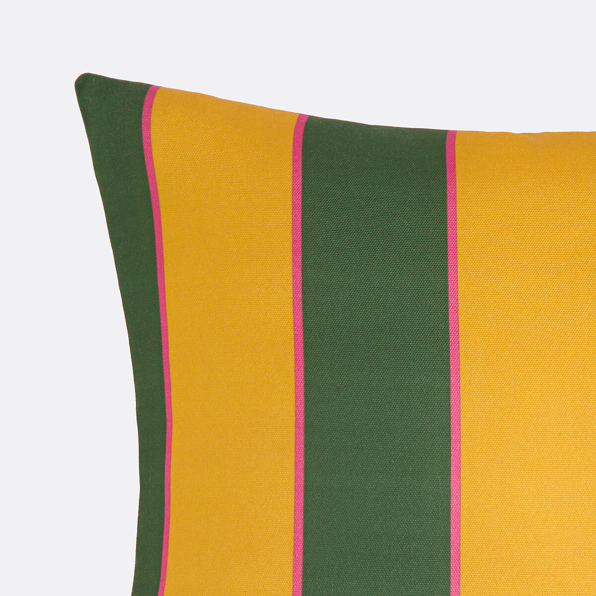 Coussin d'extérieur carré, polyester, 50x50 cm, VALERIA jaune/vert, LA REDOUTE INTERIEURS