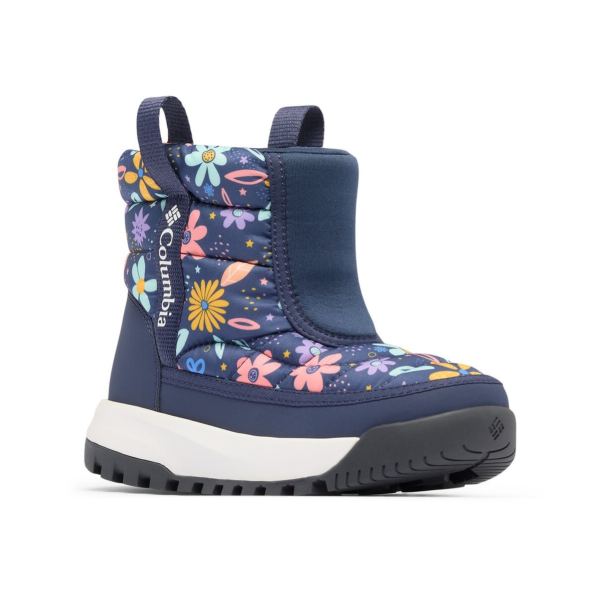 Halfhoge sneeuwlaarzen Snowtrot™ marine/multicolor, COLUMBIA