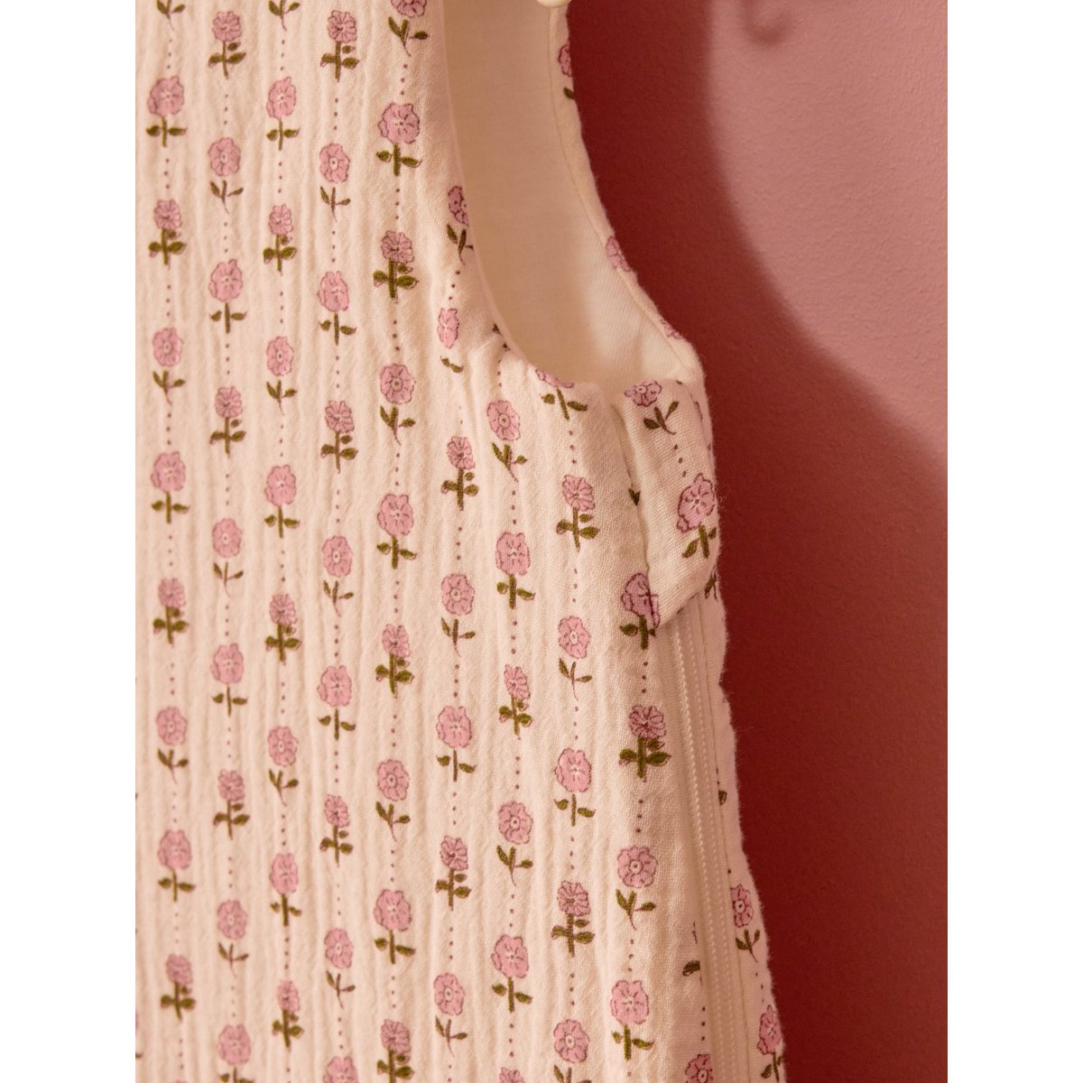 Gigoteuse gaze de coton gaufré biologique - TOG 3 rose, CYRILLUS