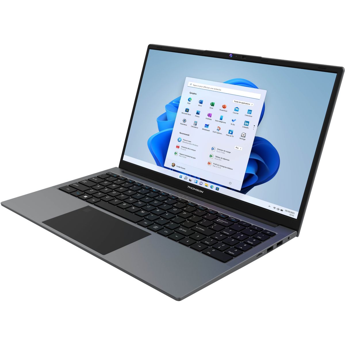 Ordinateur portable N15R53-8SL256 15,6" AMD Ryzen 5 3500U 8 Go RAM DDR4 SSD 256 Go couleur unique, THOMSON