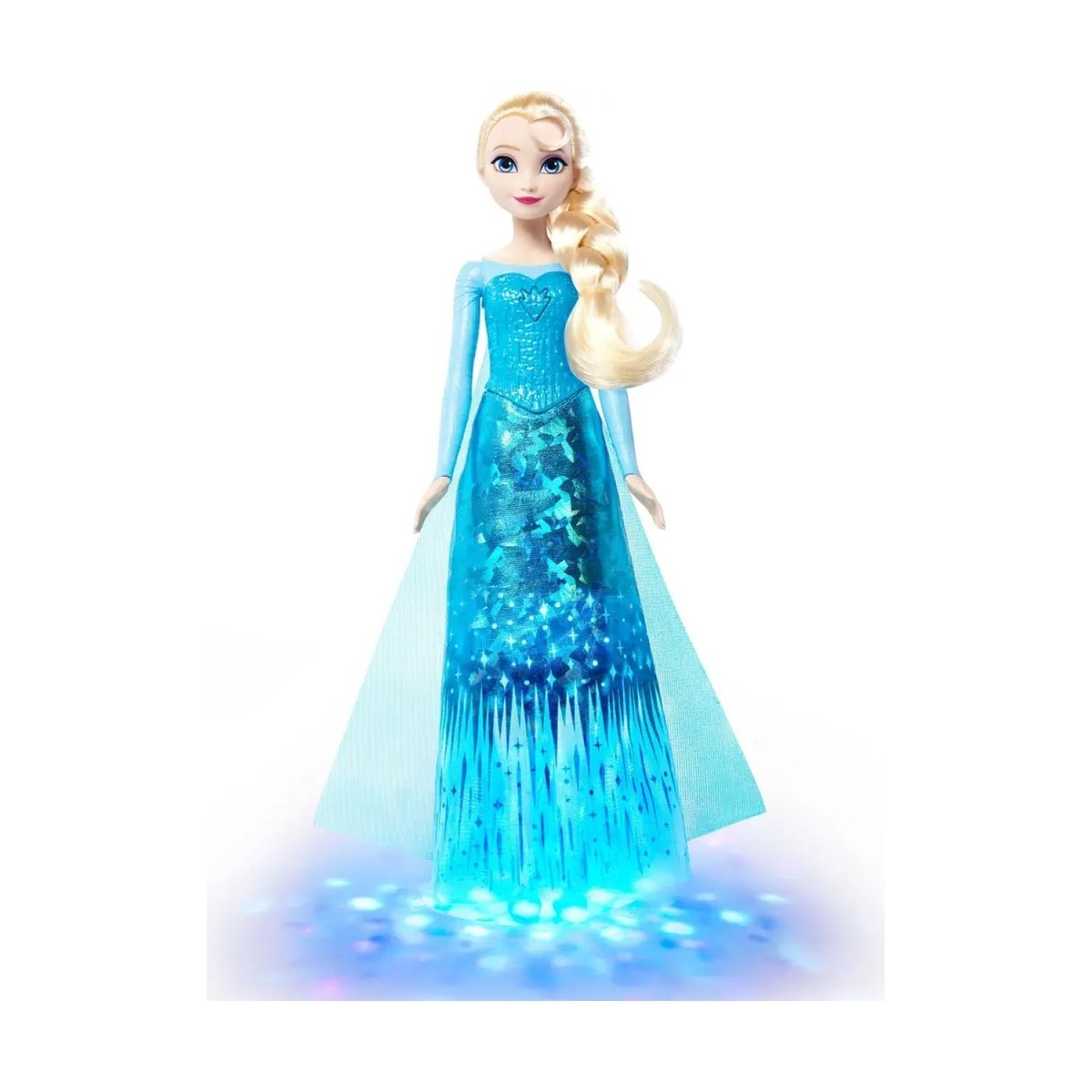 Poupée Disney La Reine des neiges Elsa Ice Power - (MULTILINGUE) bleu, MATTEL