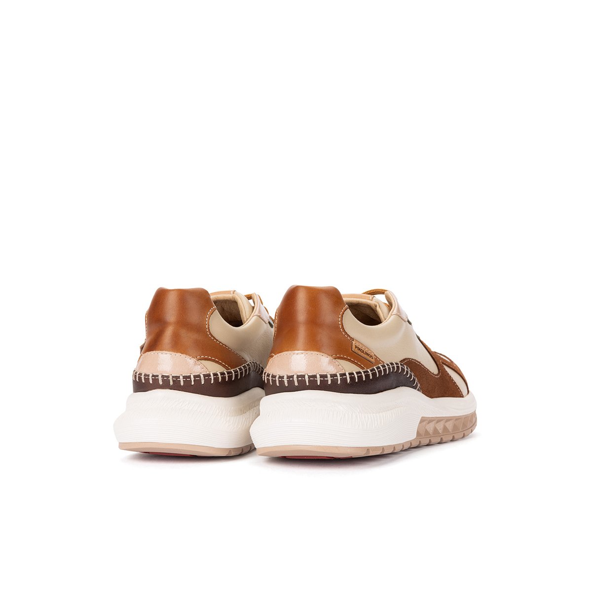 Baskets cuir Albal marfil-bra, PIKOLINOS