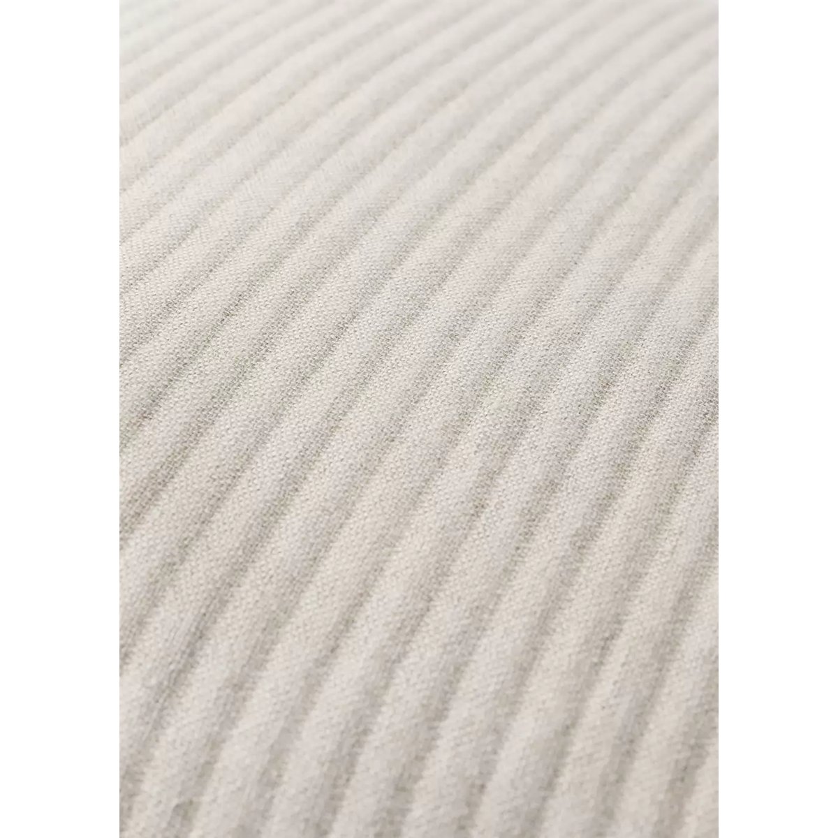 Housse de coussin en coton et lin à reliefs verticaux 50 x 50 cm sable, MANGO HOME
