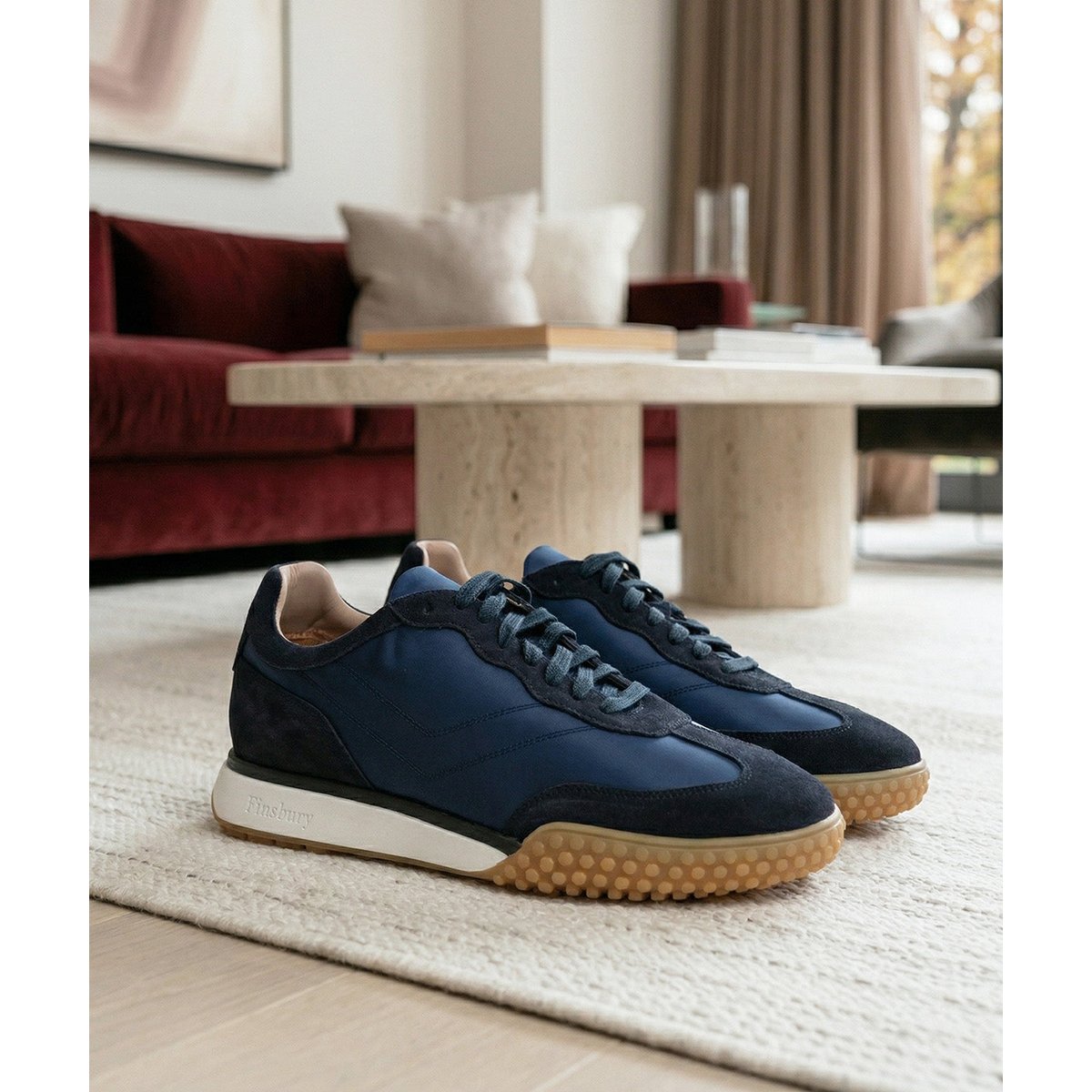 Sneakers MATHIS bleu marine, FINSBURY