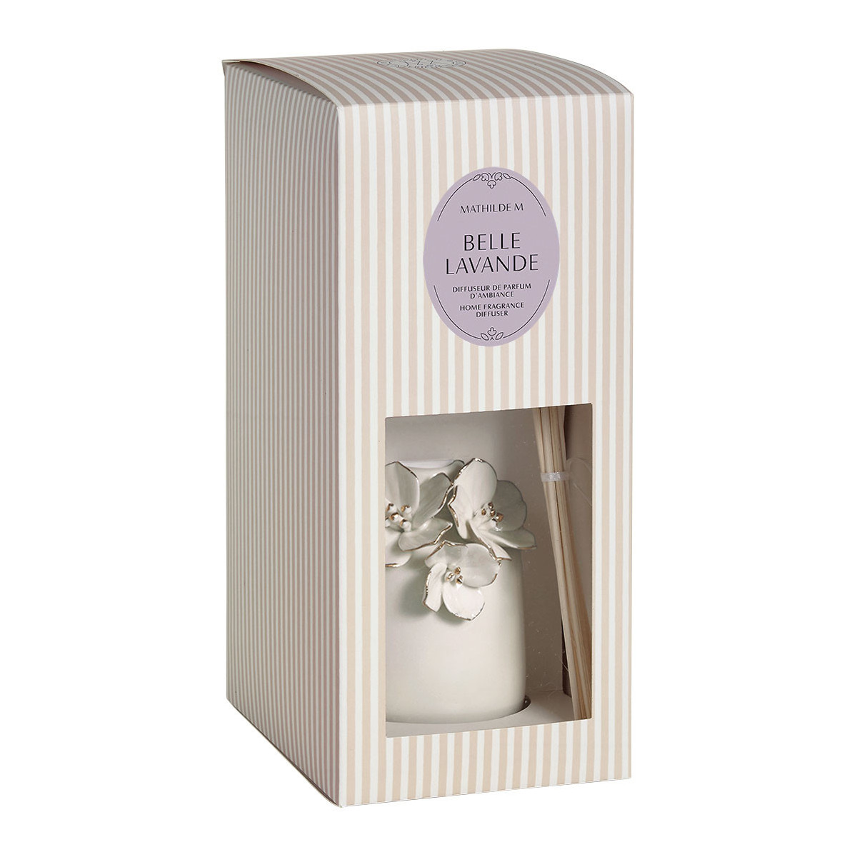 Diffuseur parfum d'ambiance 200 ml - Lavande blanc, MATHILDE M