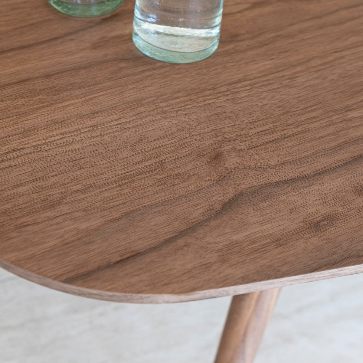Ensemble table 200cm et 6 chaises en velours côtelé, RIVA terracotta, NOW'S HOME