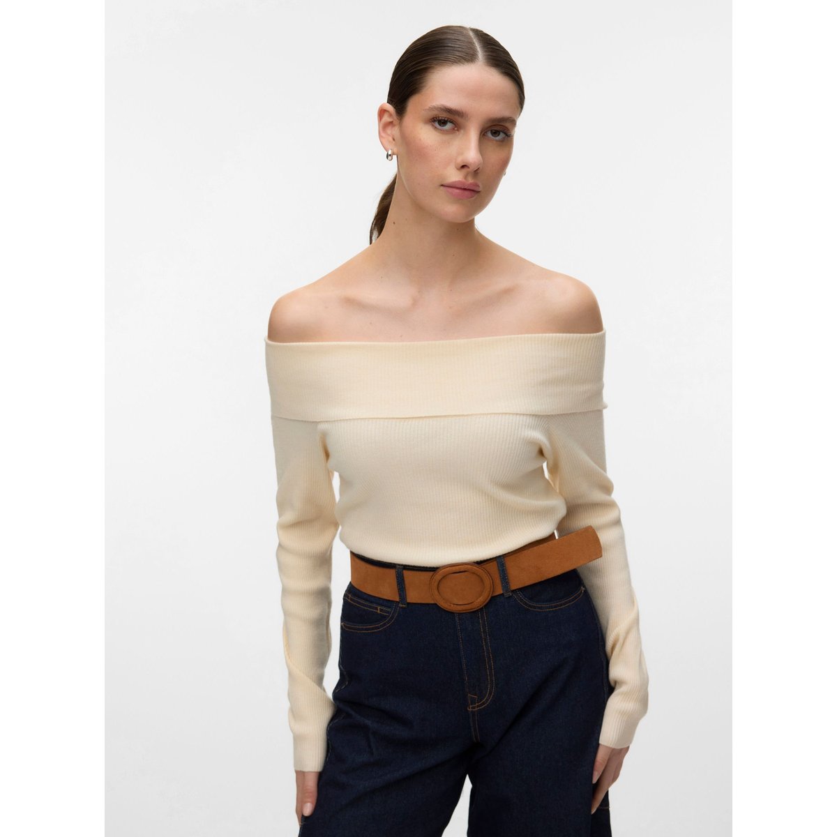 Pull En Maille birch, VERO MODA